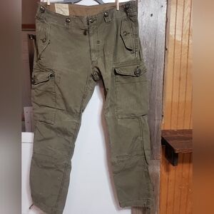 Polo Ralph Lauren Vintage 1967 Military Cargo 36/30 Trouser Combat Army Green